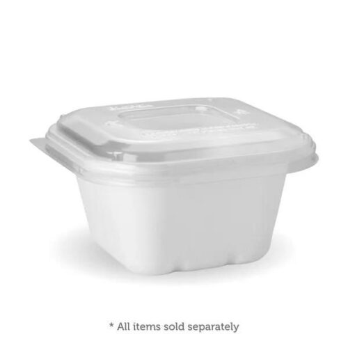Lid Clear PLA for 280 & 630ml Plant Fibre Takeaway Base