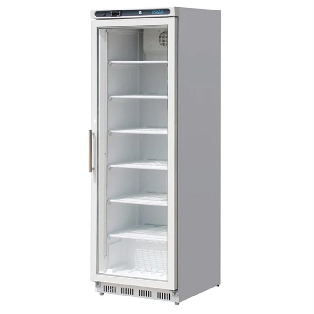 Polar C-Series Glass Door Display Freezer 365Ltr 230V 500W 2.35amp - White