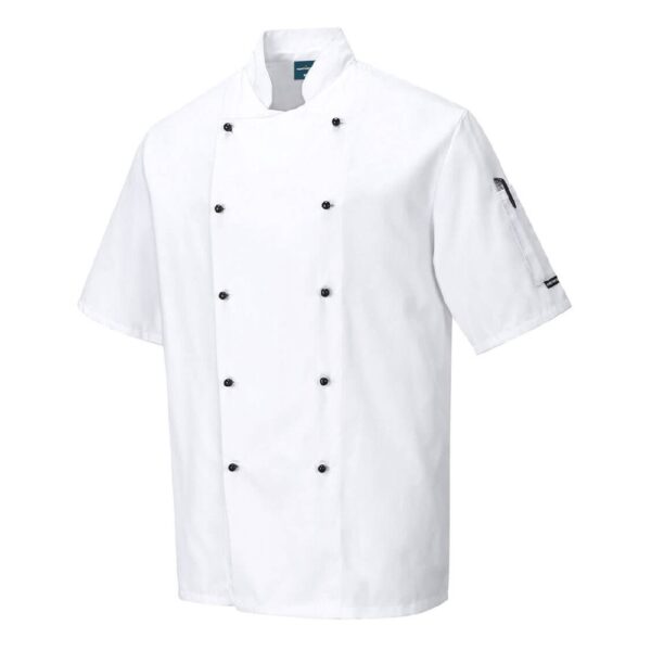 Chef Jacket Short Sleeve White