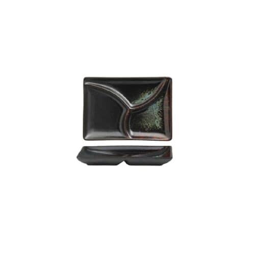 Sauce Dish 180mm w/3 Compartment