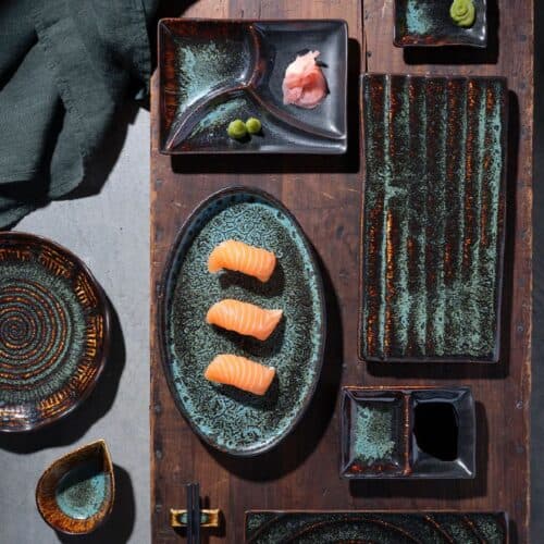 Sauce Dish 180mm w/3 Compartment