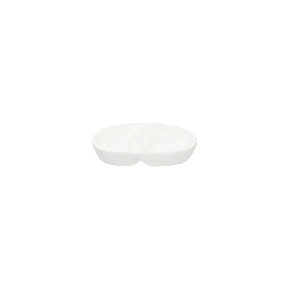 Sauce Dish Divided Oval