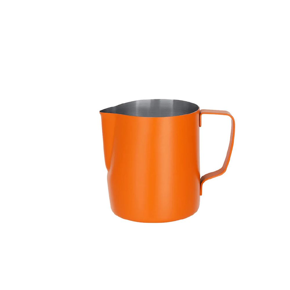 Jug S/S 600ml Frothing Straight Sided - Powder Coat Orange