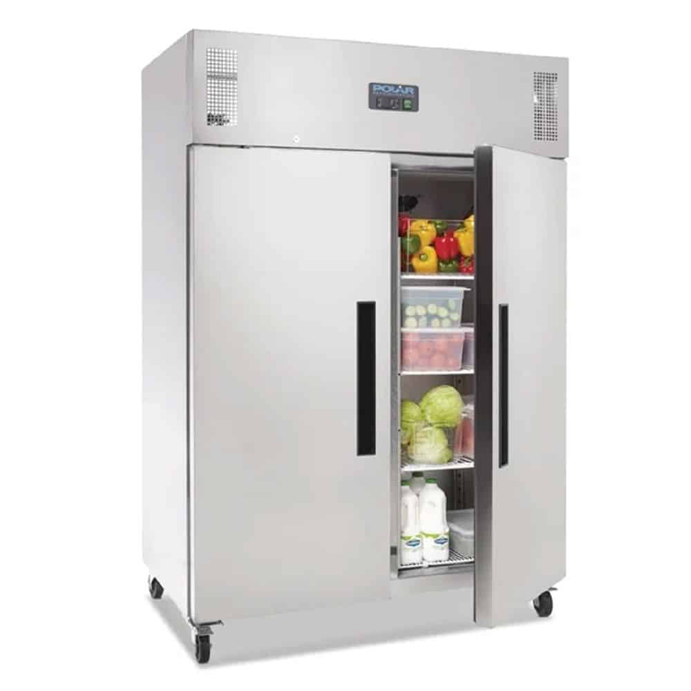 Polar G-Series Gastro Upright Fridge 2 Door 1200Ltr 42.4 Cuft Ventilated
