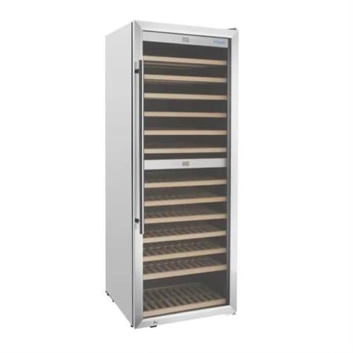 Dual Zone Wine Fridge Stainless Steel 126 bottles