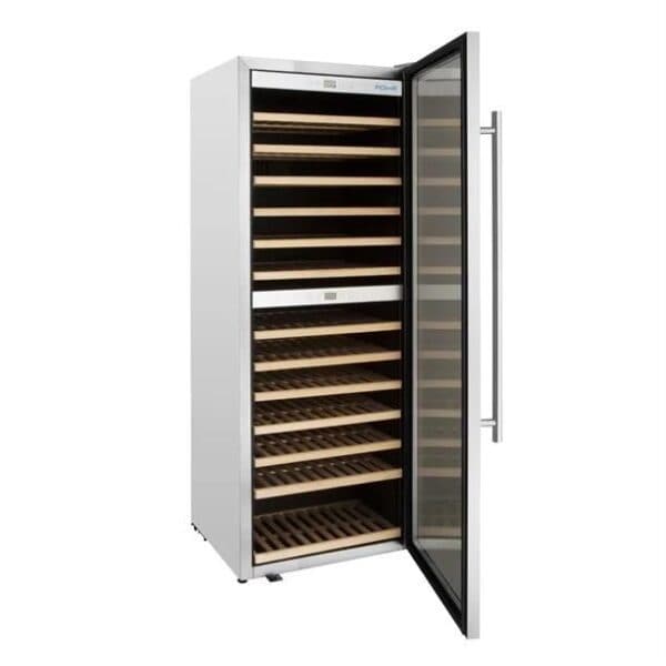 Dual Zone Wine Fridge Stainless Steel 126 bottles
