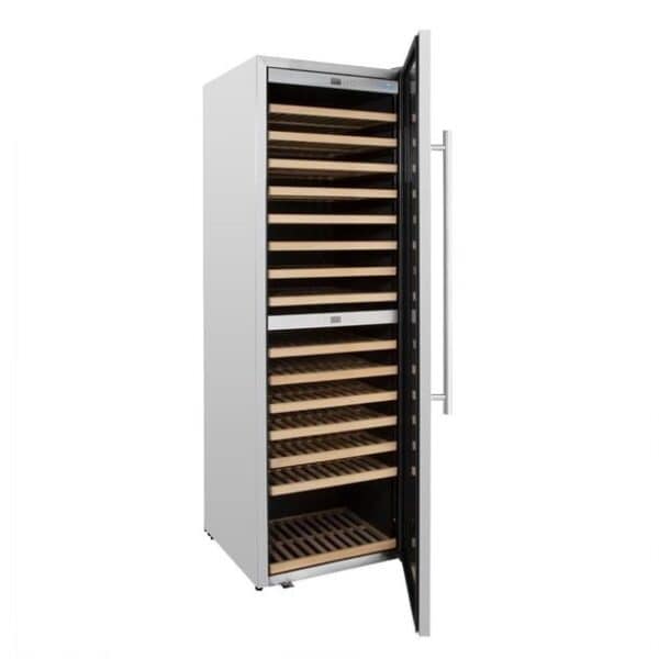 Polar G-Series Dual Zone Wine Fridge 180 Bottle Capacity S/S 150w 1.5amp