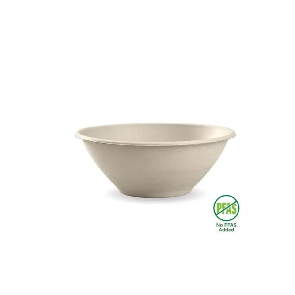 Biocane Bowl 1180ml (40oz) Natural Plant Fibre