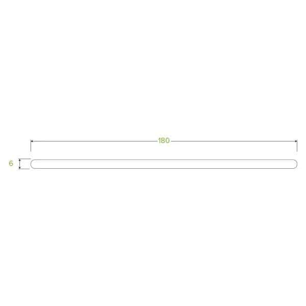 Wooden Stirrer 180mm Biopak