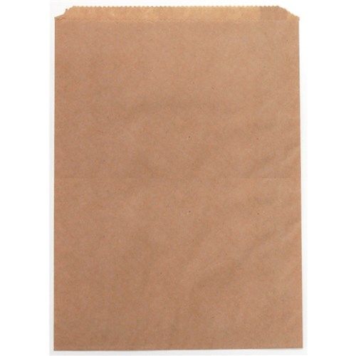 Paper Bag No.6 336mmx240mm - Brown Kraft Flat Strung Wrap
