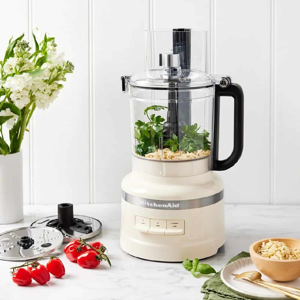 KitchenAid Food Processor 9 Cup - Almond Cream