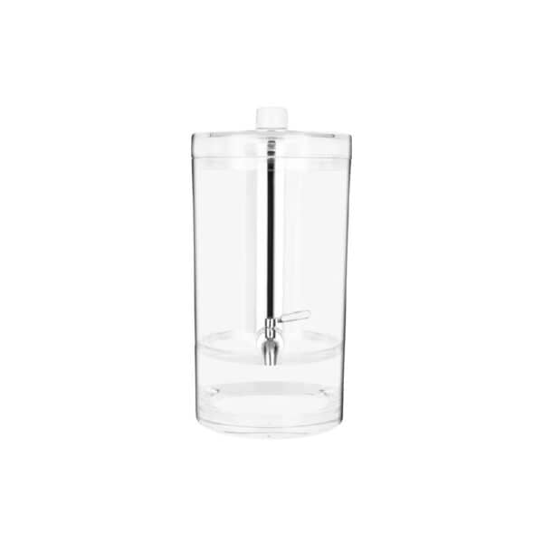 Juice Dispenser 6.4Lt Polycarbonate w/Ice Chamber Chef Inox