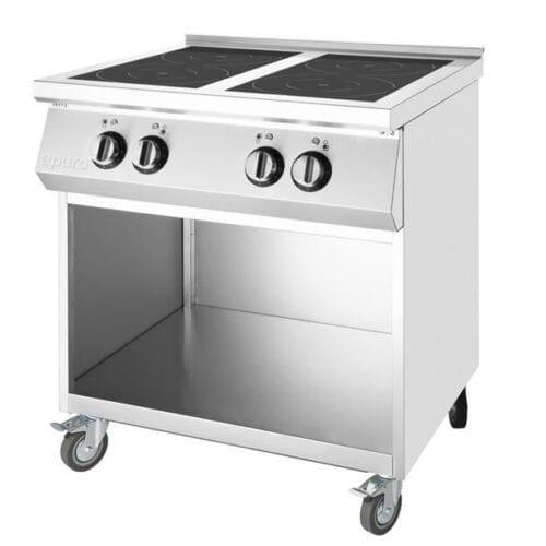 Apuro Freestanding Induction Cooker 800x750x920mm 3.5kw 35amp - 4 Zone