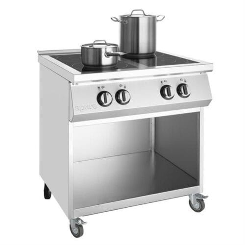 Apuro Freestanding Induction Cooker 800x750x920mm 3.5kw 35amp - 4 Zone