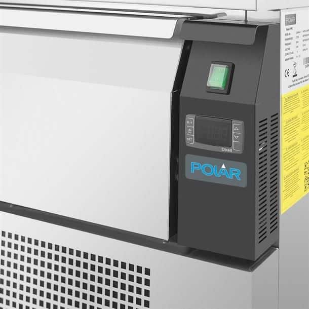 Polar U-Series Double Drawer Counter Fridge Freezer 4xGN 230V 460W