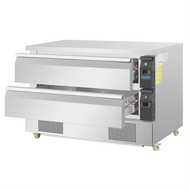 Polar U-Series Double Drawer Counter Fridge Freezer 6xGN 230V 500W