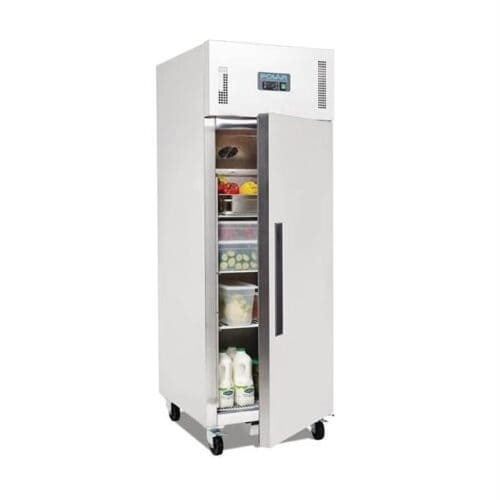Polar G-Series 1 Door Upright Fridge 600Ltr Stainless Steel