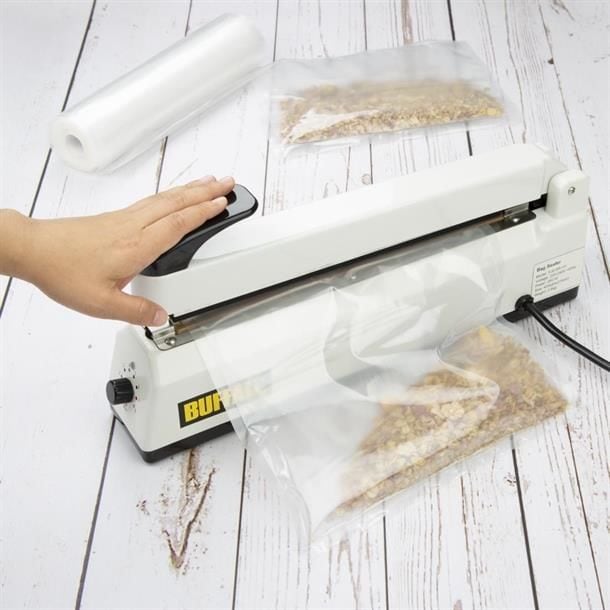 Apuro Bag Sealer 430x85x235mm with 300mm Seal Width 260w 1.1amp
