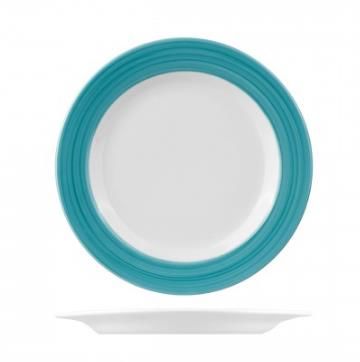 HC Wide Rim Plate 230mm - Aqua Foam Blue