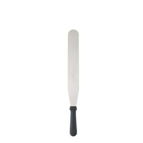Spatula Straight 150mm S/S w/Black Handle