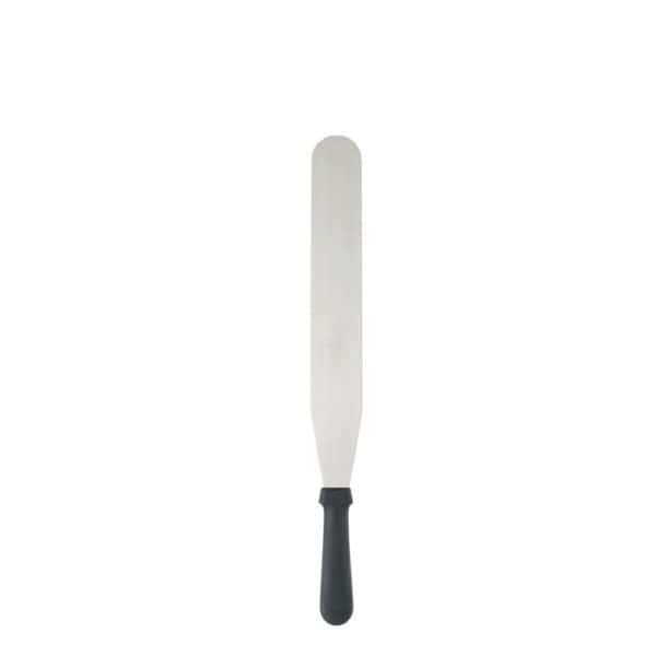 Spatula Straight 150mm S/S w/Black Handle