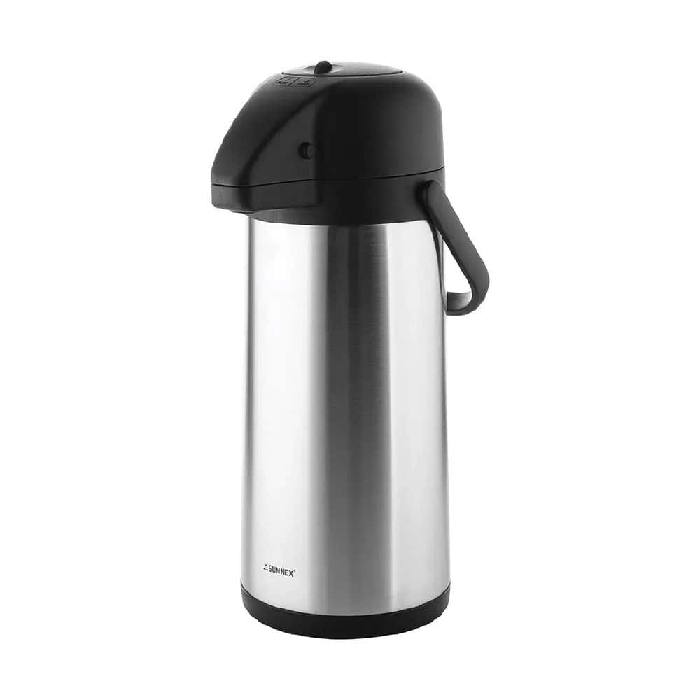 Airpot Push Dispenser 3.0lt S/Steel
