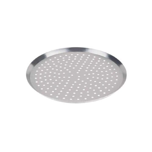 Pizza Tray Aluminium Perforated - Various Sizes - Image 1