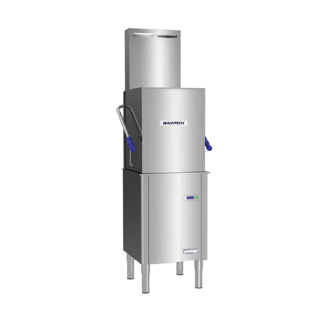 WASHTECH Pass Through Dishwasher With Heat Recovery Unit 630mm M1C