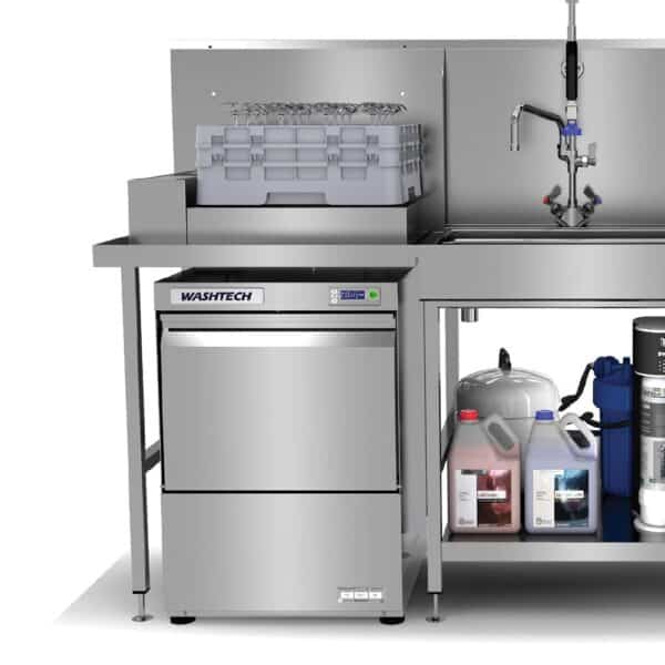 WASHTECH Premium Glass & Dishwasher 600mm UL