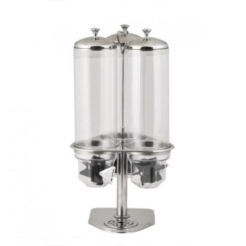 Cereal Dispenser 4ltr Triple Deluxe w/Revolving Body S/S Stand