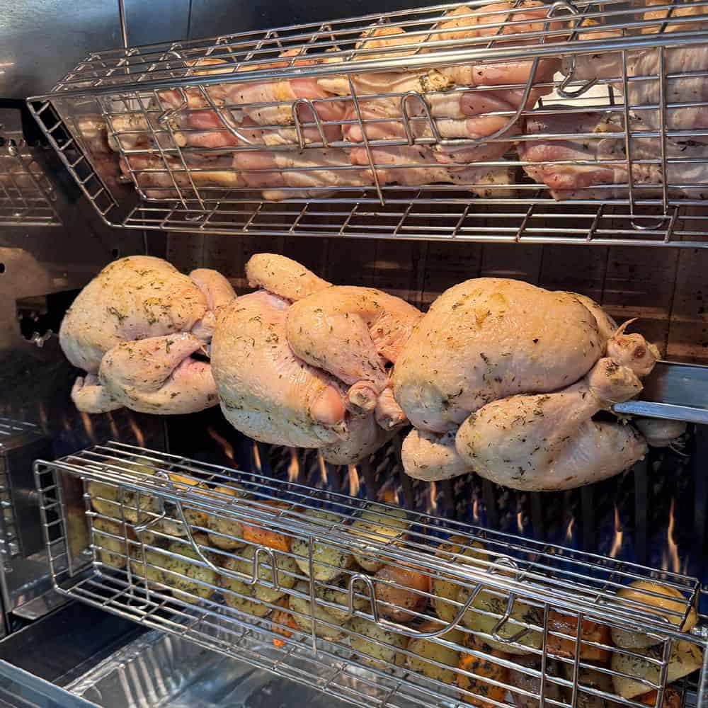 Rotisol Grand Flammes Millennium Rotisserie (25 Bird) 1375.5MLG (Black)