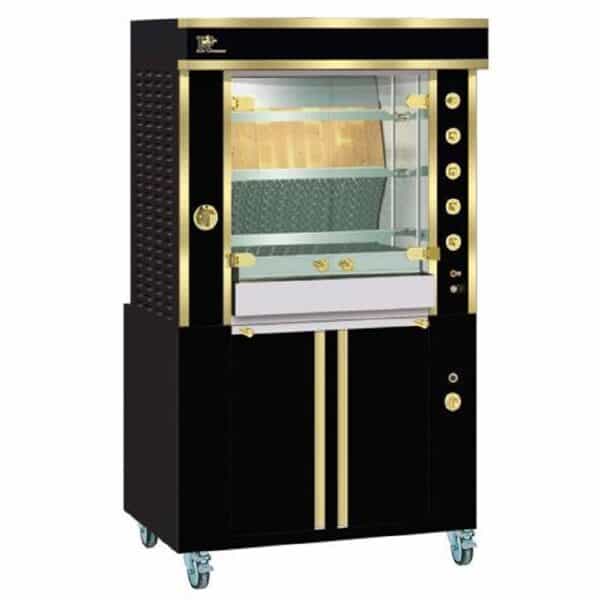 Rotisol Grand Flammes Millennium Rotisserie (9 Bird) 975.3MLG (Black)