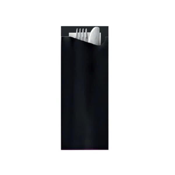 Napkin White + Pouch 250/ctn (Black)