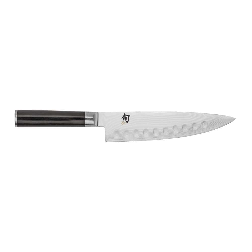 Knife Chefs Scalloped 20.3cm Shun Classic, Pakkawood handle