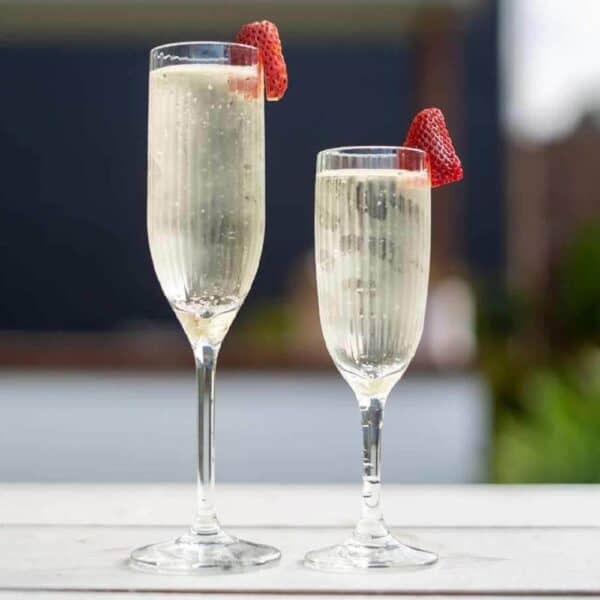 Bamboo Champagne Flute 130ml Polycarbonate