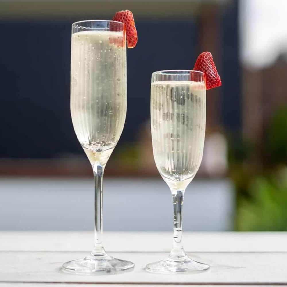 Bamboo Champagne Flute 130ml Polycarbonate