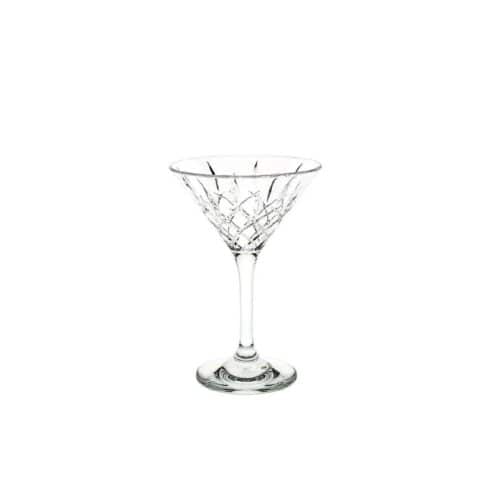 Diamond Cut Martini 235ml Polycarbonate