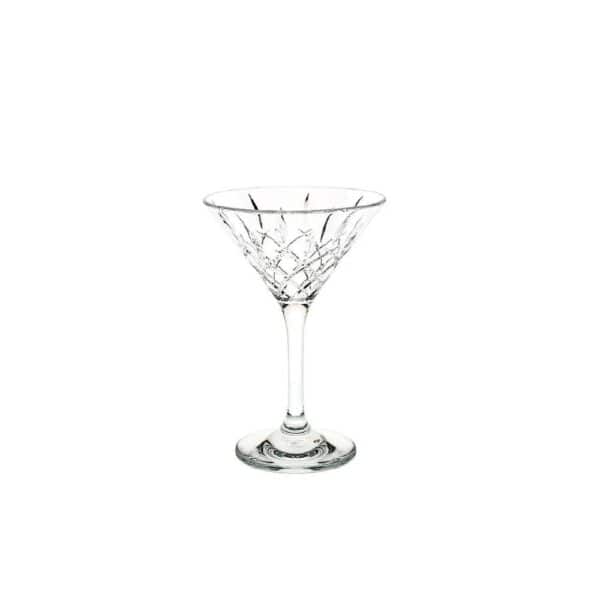 TKDS2020037 Diamond Cut Martini 235ml Polycarbonate