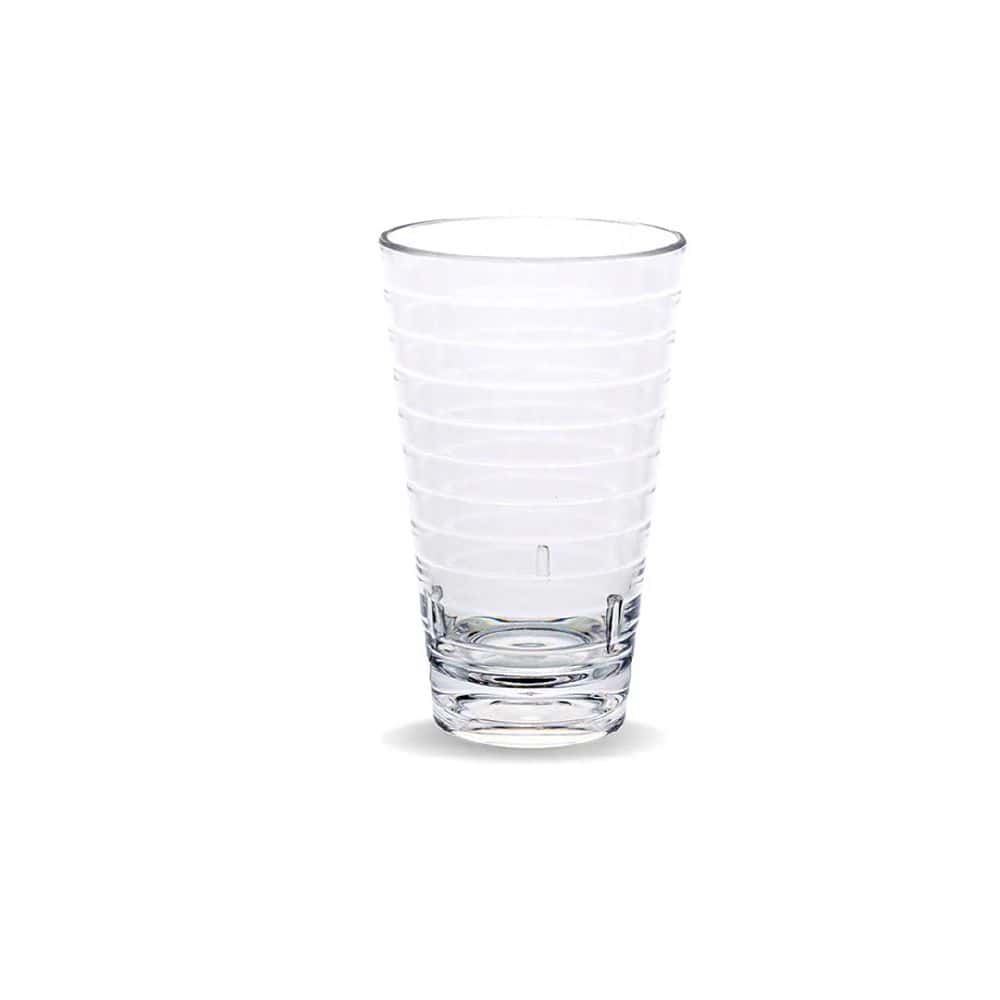 Essential Ribbed Stack Highball 340ml Polycarbonate