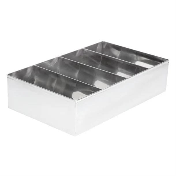 Cutlery Holder 4 Compartment S/S