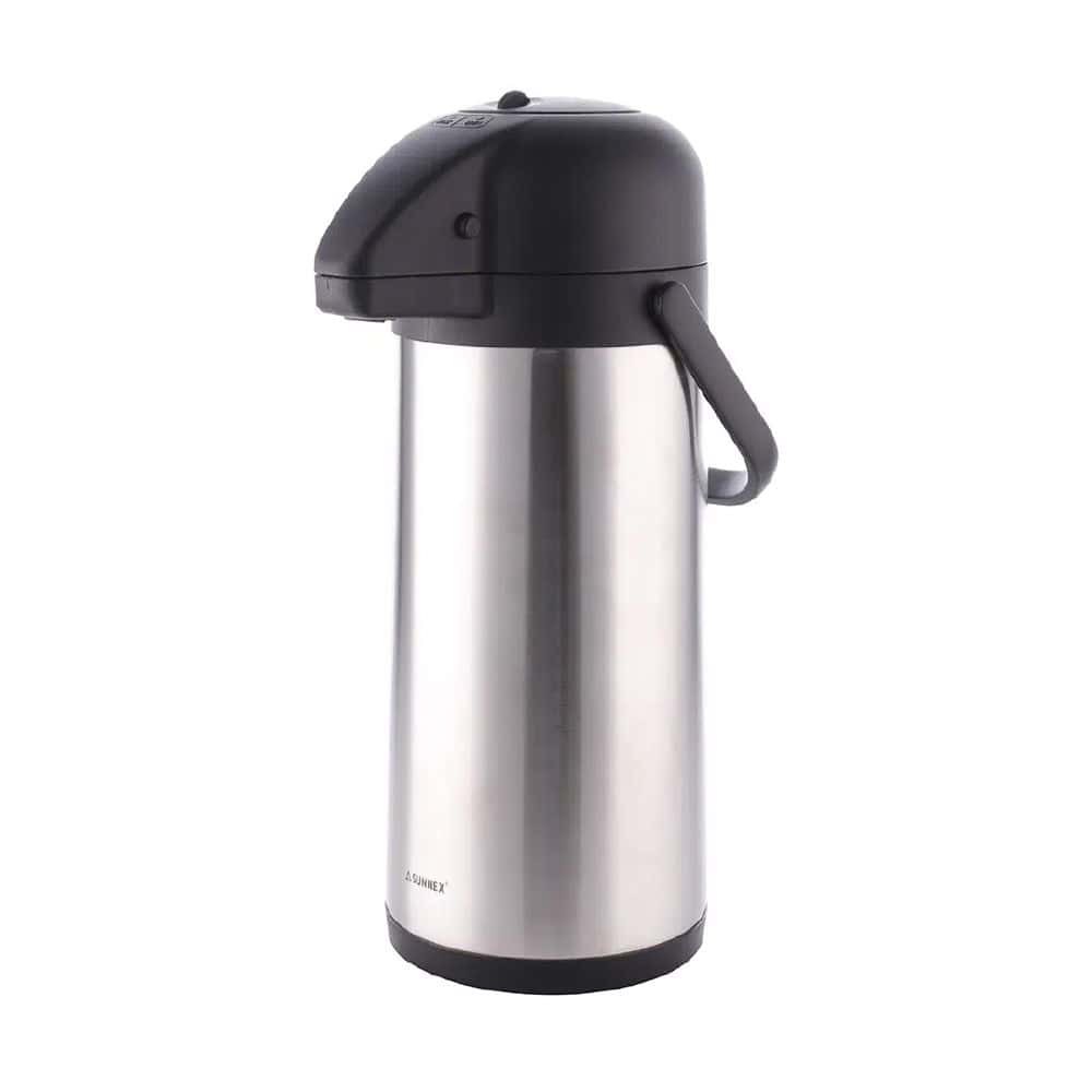 Airpot Push Dispenser 2.5lt S/Steel