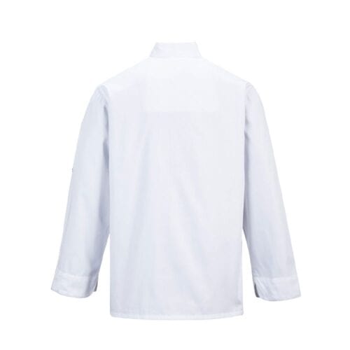 Chef Jacket White L/Sleeve Xsmall P/C