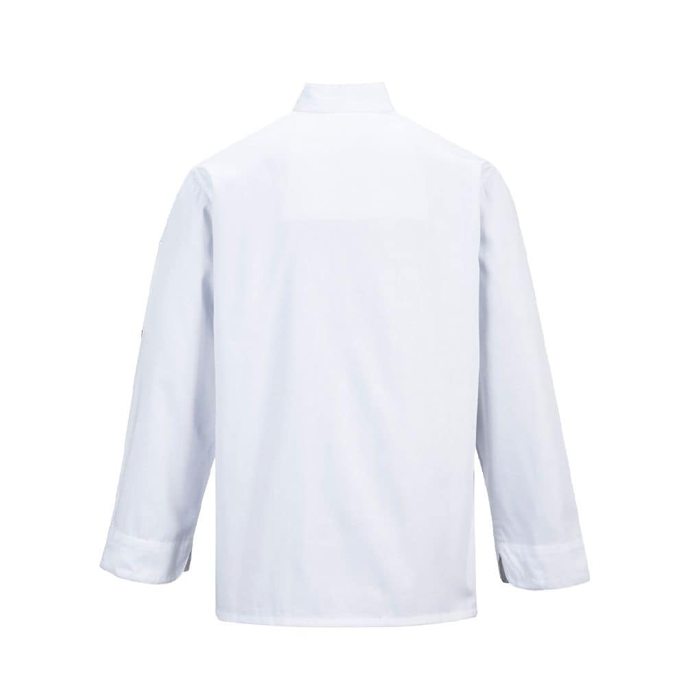 Chef Jacket White L/Sleeve Xsmall P/C