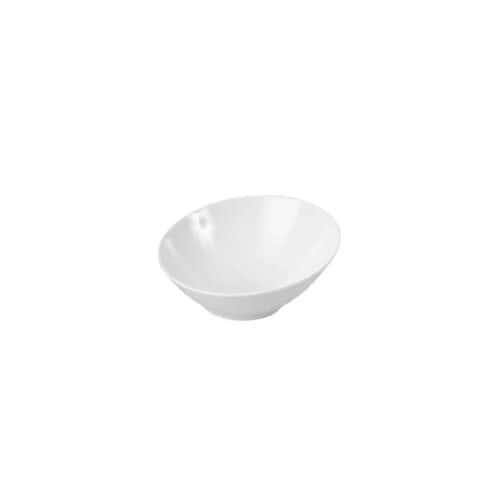 Melamine Bowl Slant 210mm White