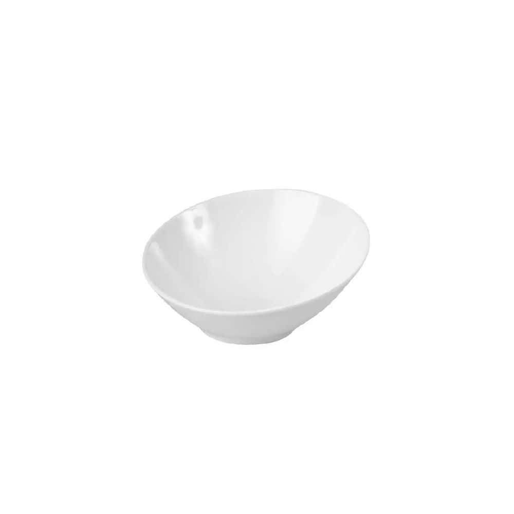 Melamine Bowl Slant 300mm White