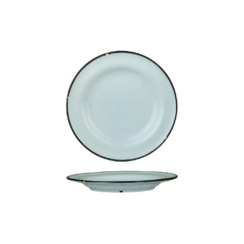 Luzerne TinTin Blue/ Black Line Round Plate 210mm