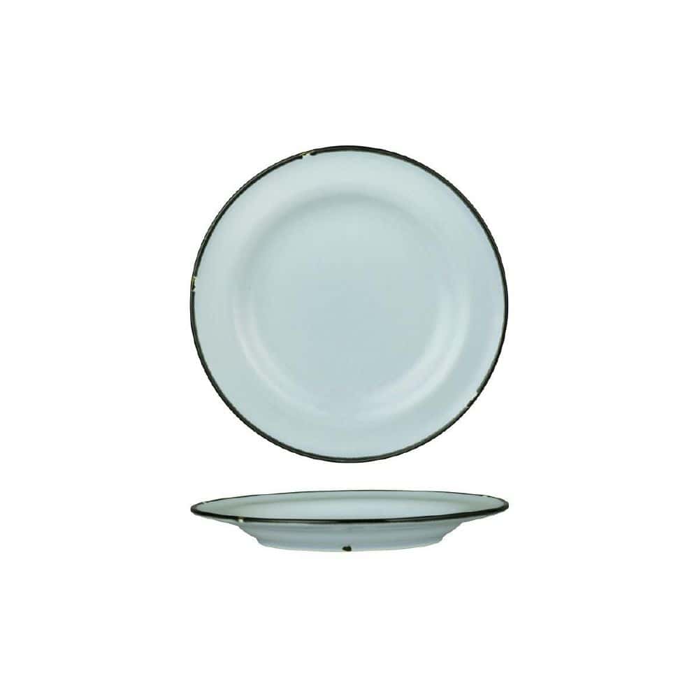 Luzerne TinTin Blue/ Black Line Round Plate 210mm