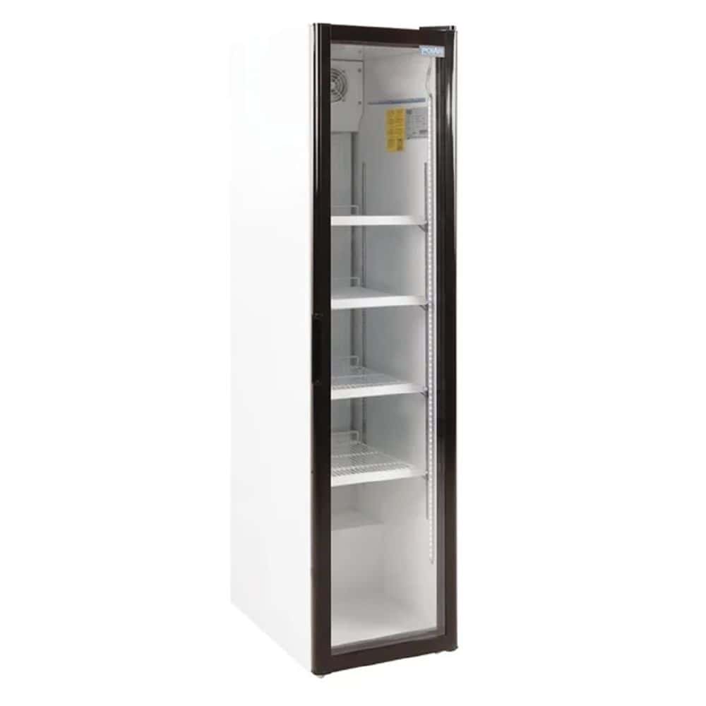 Upright Fridge 1 Glass Door 300Ltr Slimline 230V 145W
