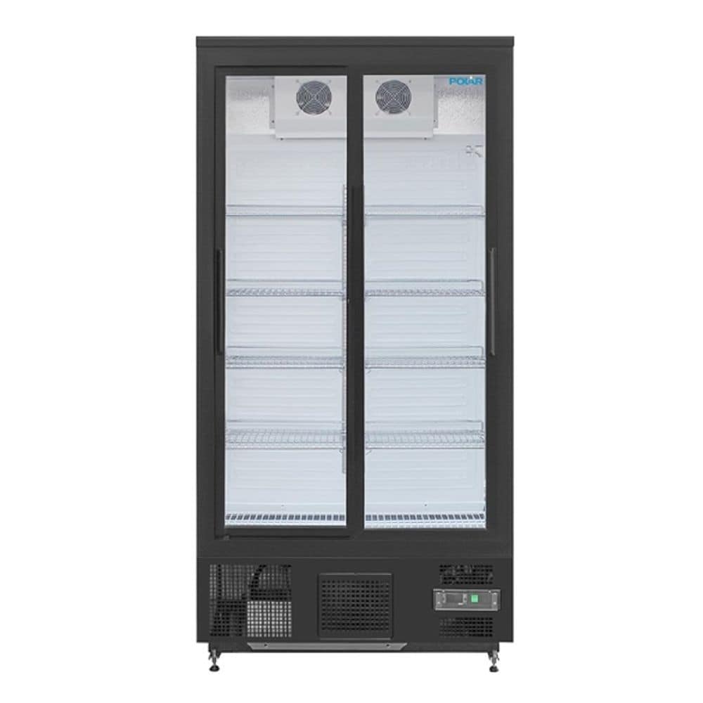 Polar G-Series Upright Back Bar Cooler with Sliding Doors 490Ltr