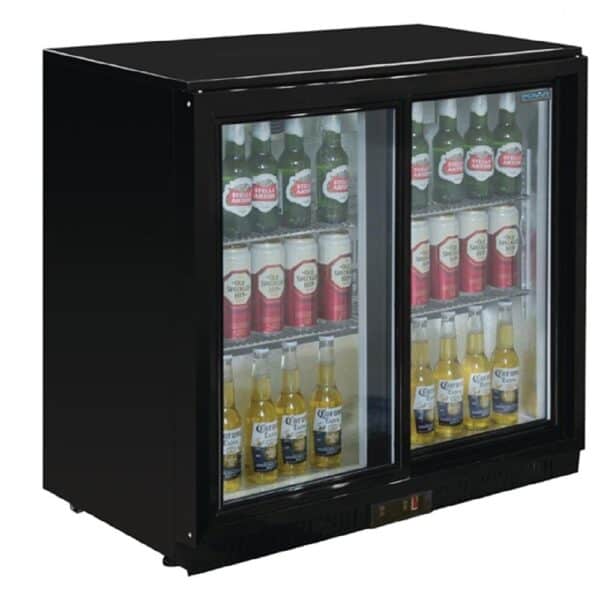URGL010A Polar G-series Back Bar Cooler w/ 2 Sliding Doors 198L 230W 1.66amp